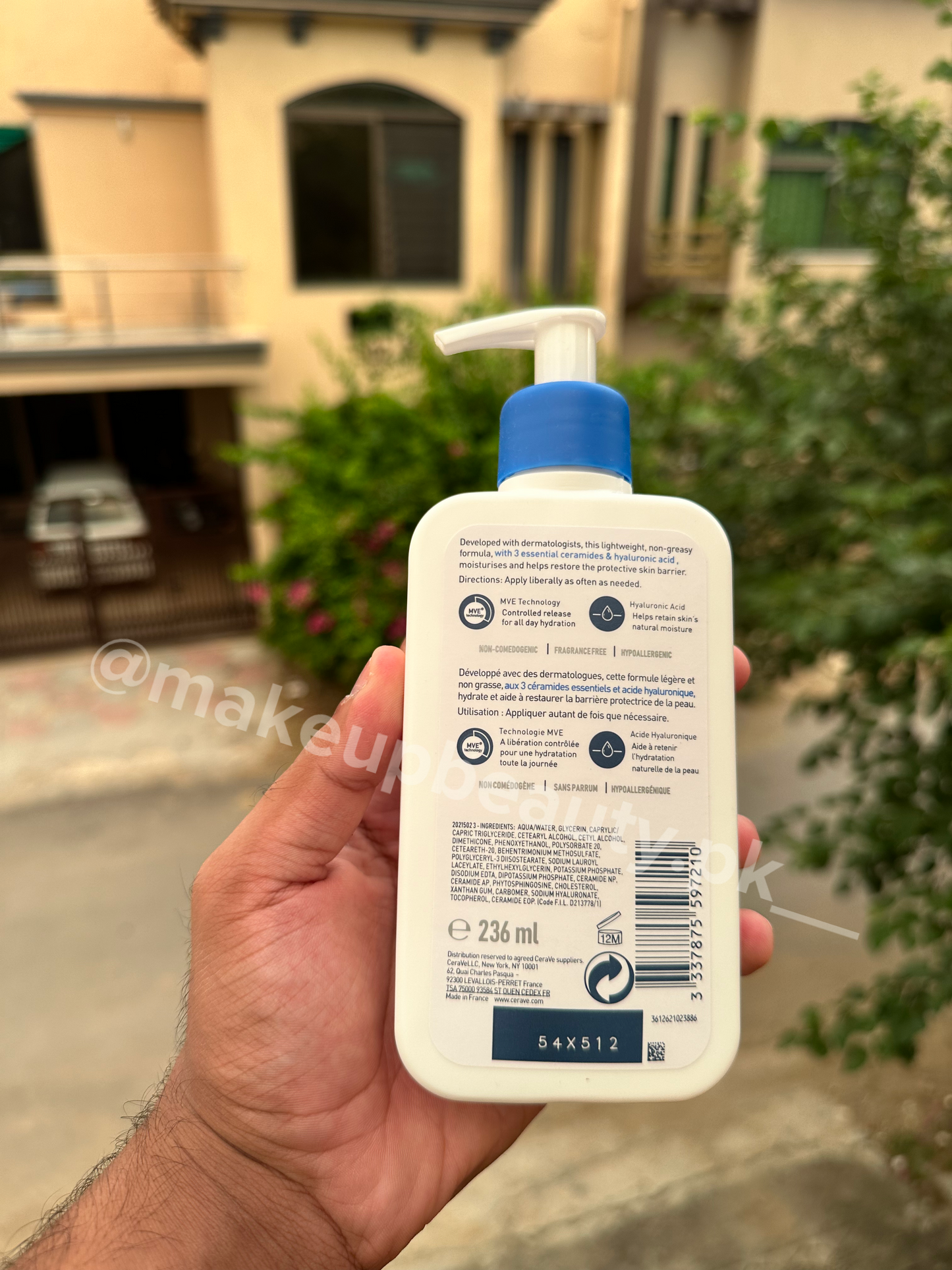 Cera ve Moisturizing Lotion-236 ML. Dry to very Dry skin.