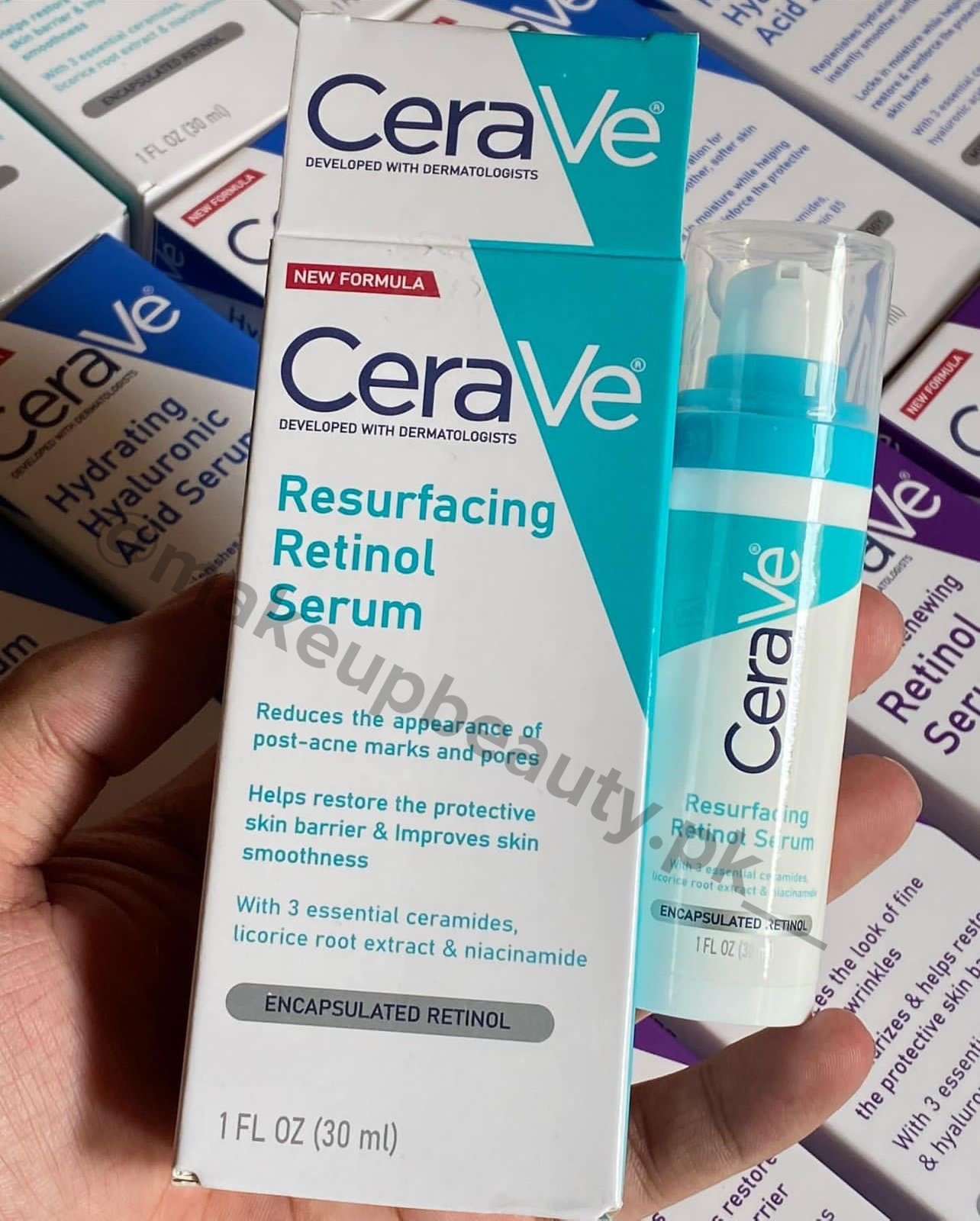 Cera ve resurfacing retinol serum