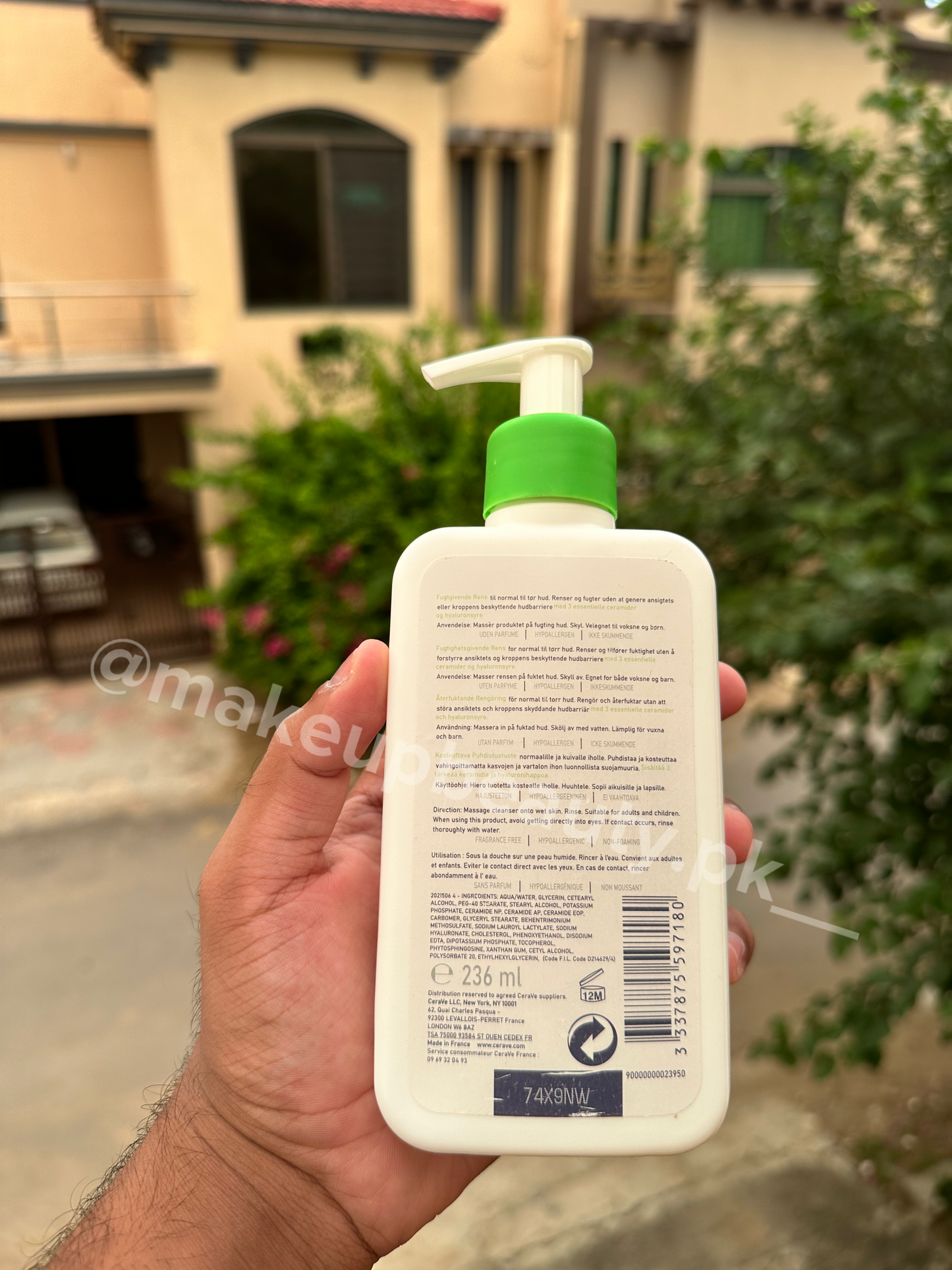 Cera ve Hydrating Cleanser for normal to dry skin 236 ml