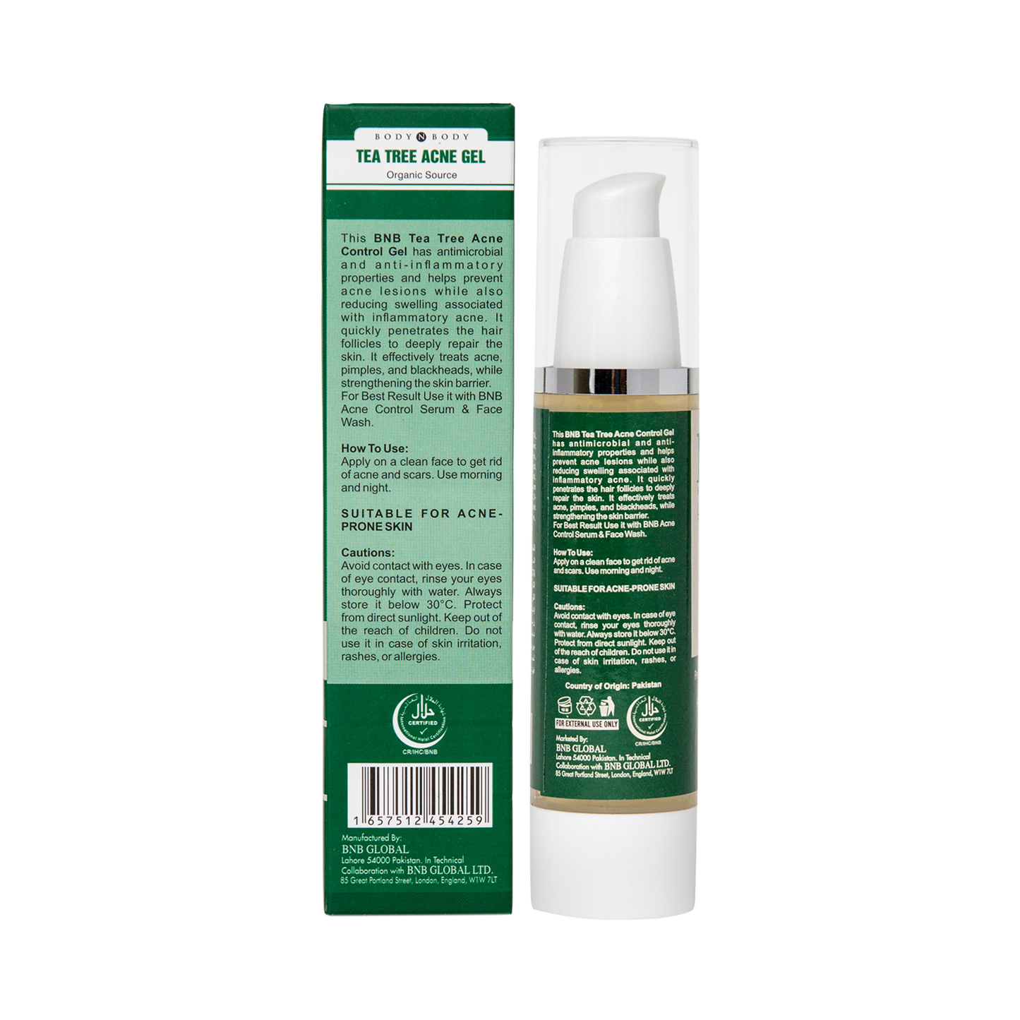 Organic Tea Tree Acne Control Gel