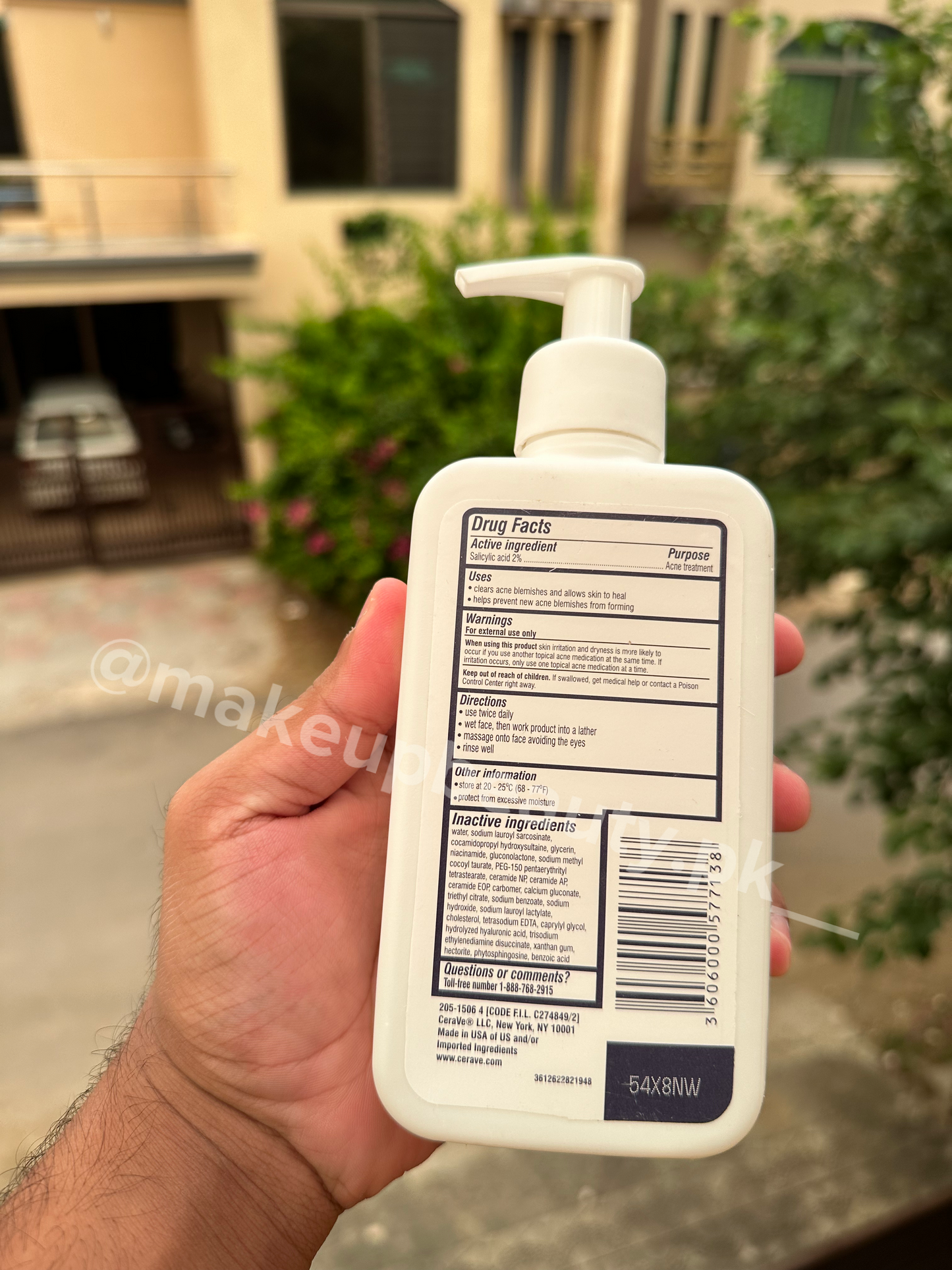 Cera ve Acne Control Cleanser