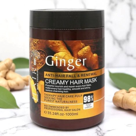 Ginger Creamy Hair Mask Hair Repair & Anti Hair Fall 1000ml