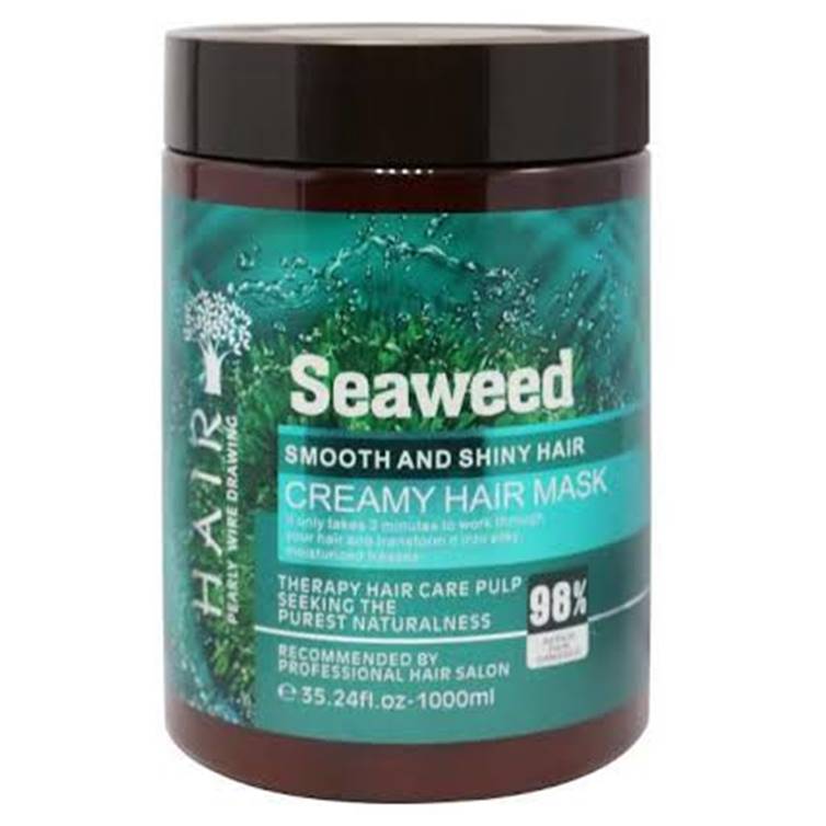 Seaweed Smooth and Shiny Creamy Hair Mask for Dry Frizz Hair 1000ml