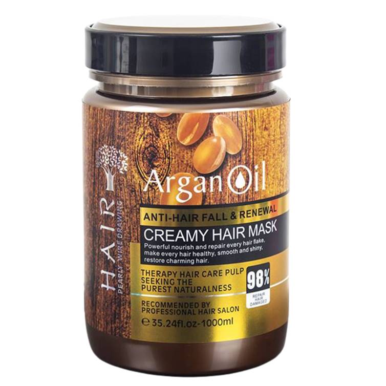 Argan Oil Creamy Hair Mask Anti Hair Fall & Renewal 1000ml