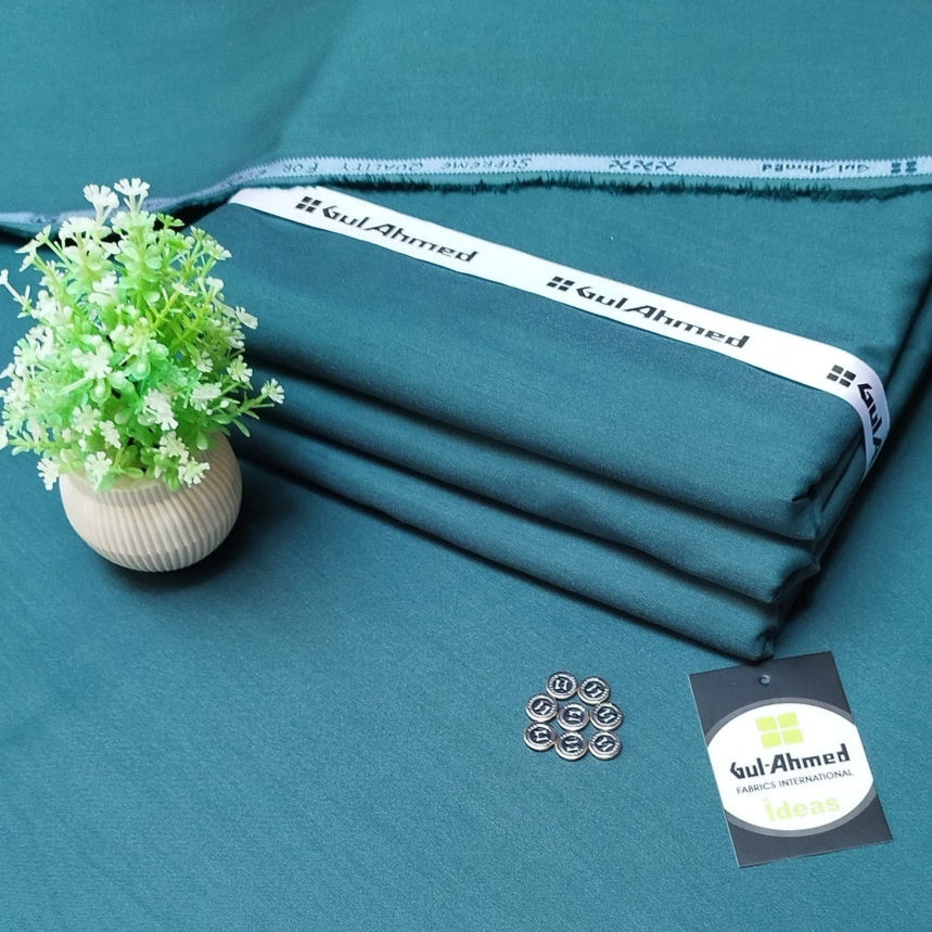 "Gul Ahmed" 4 Season Premium Wash n Wear Suit for Men's - GA10