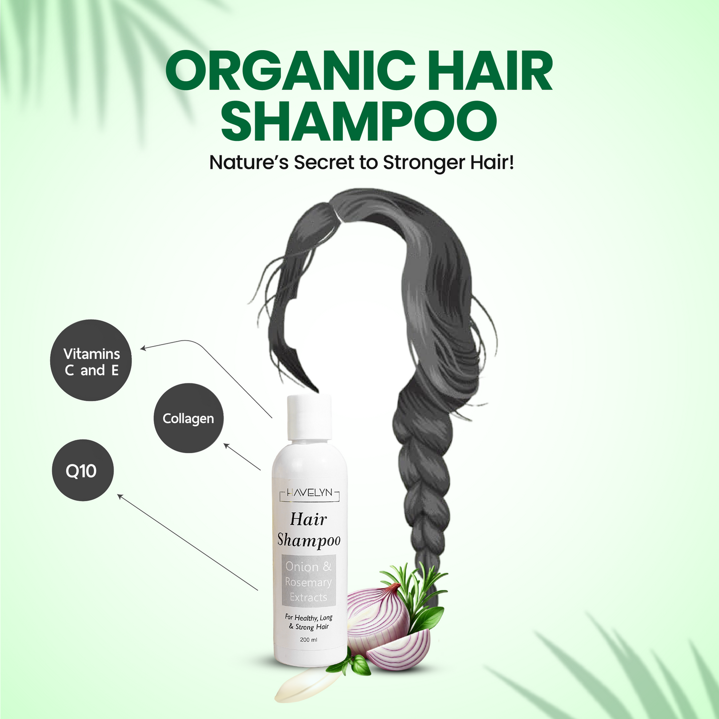 Havelyn Onion & Rosemary Hair Shampoo