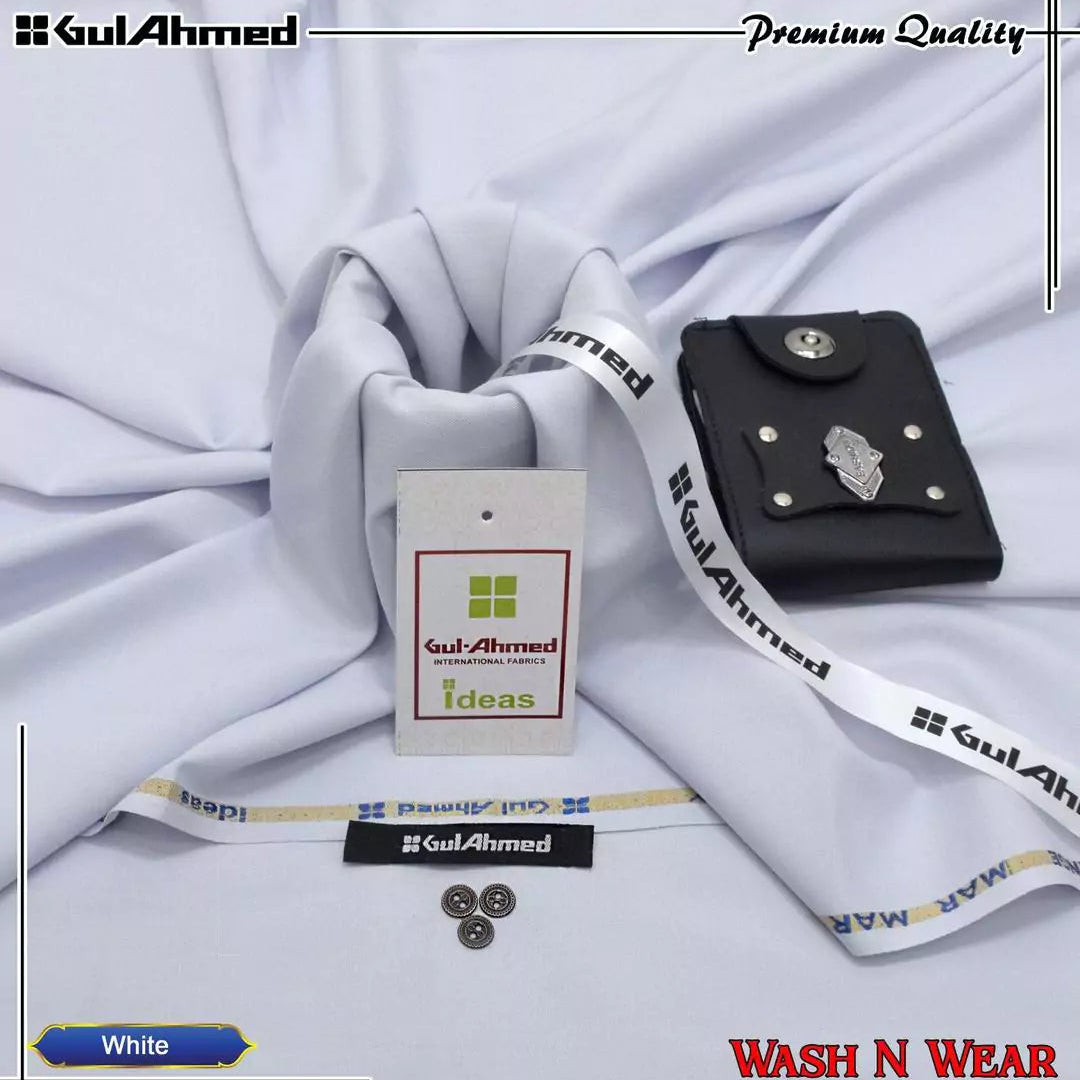 "Gul Ahmed" U4 Season Premium Wash n Wear Suit for Men's - GA03