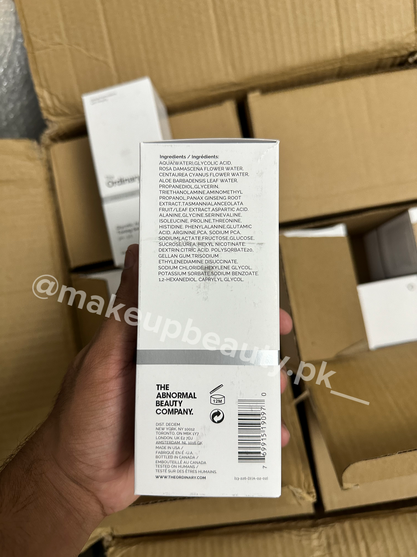 The Ordinary Glycolic Acid Tonic solution 240 mL big size.