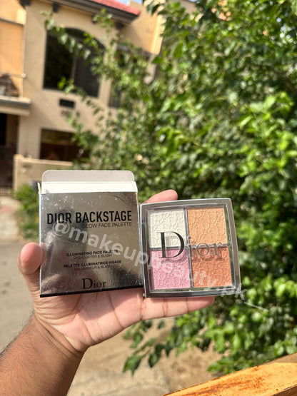 Dior Backstage Glow Face Palette 4 in 1 .