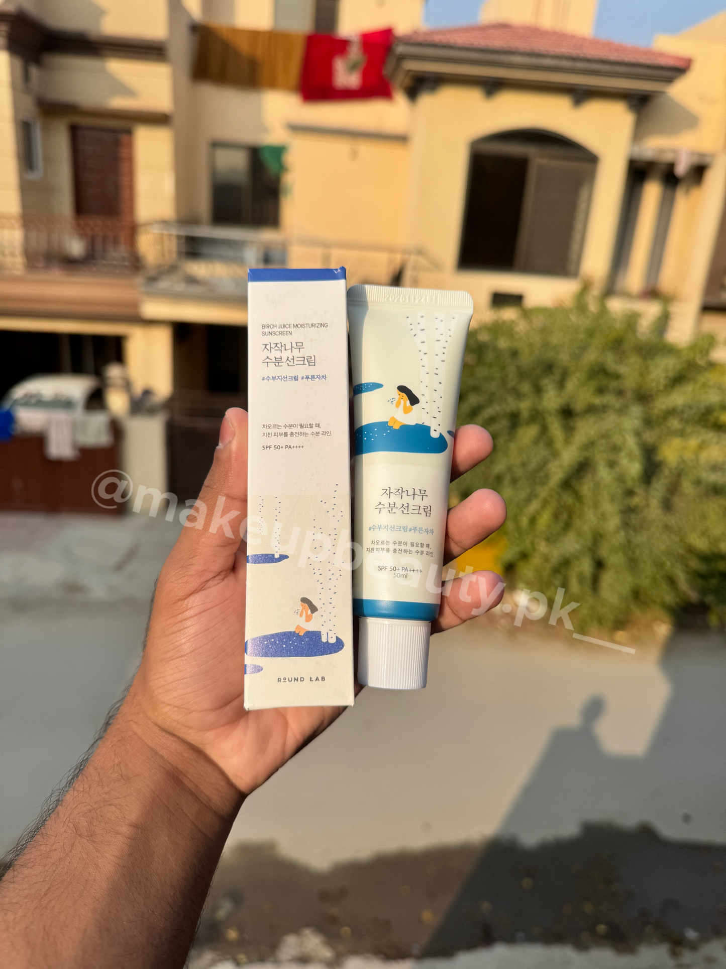 Round Lab Birch Juice Moisturizing Sunscreen SPF 50+ PA++++ (50ml) 🌿