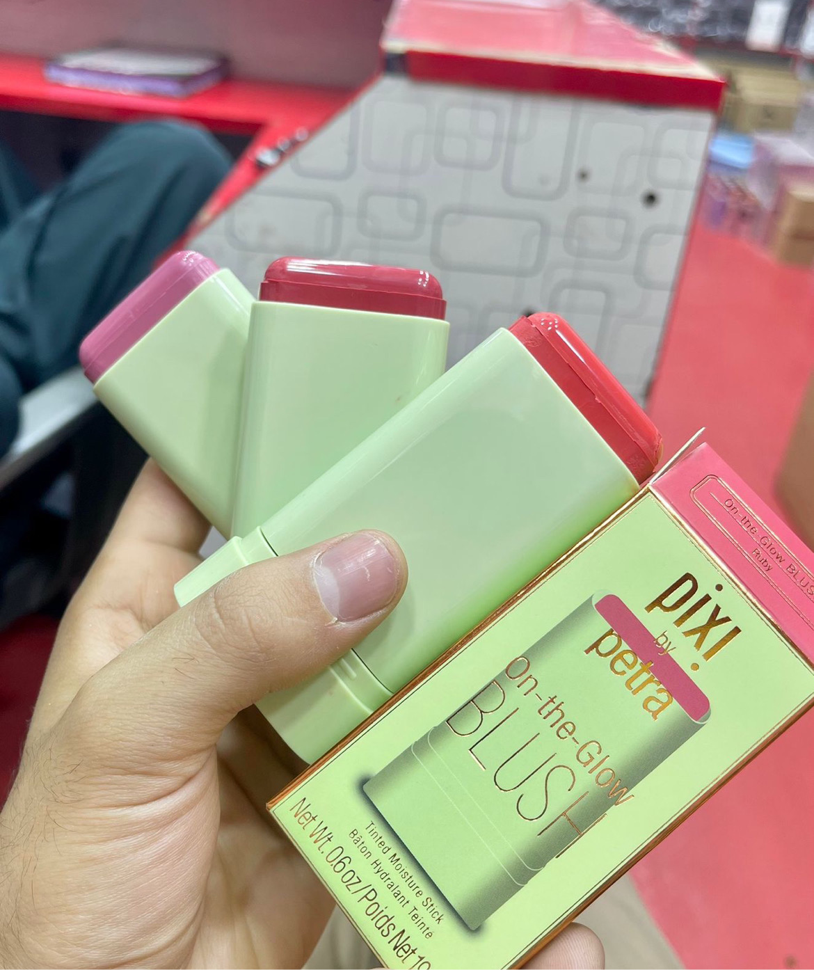 Pixi Blush all three Shades (Ruby, Juicy, Fleur).