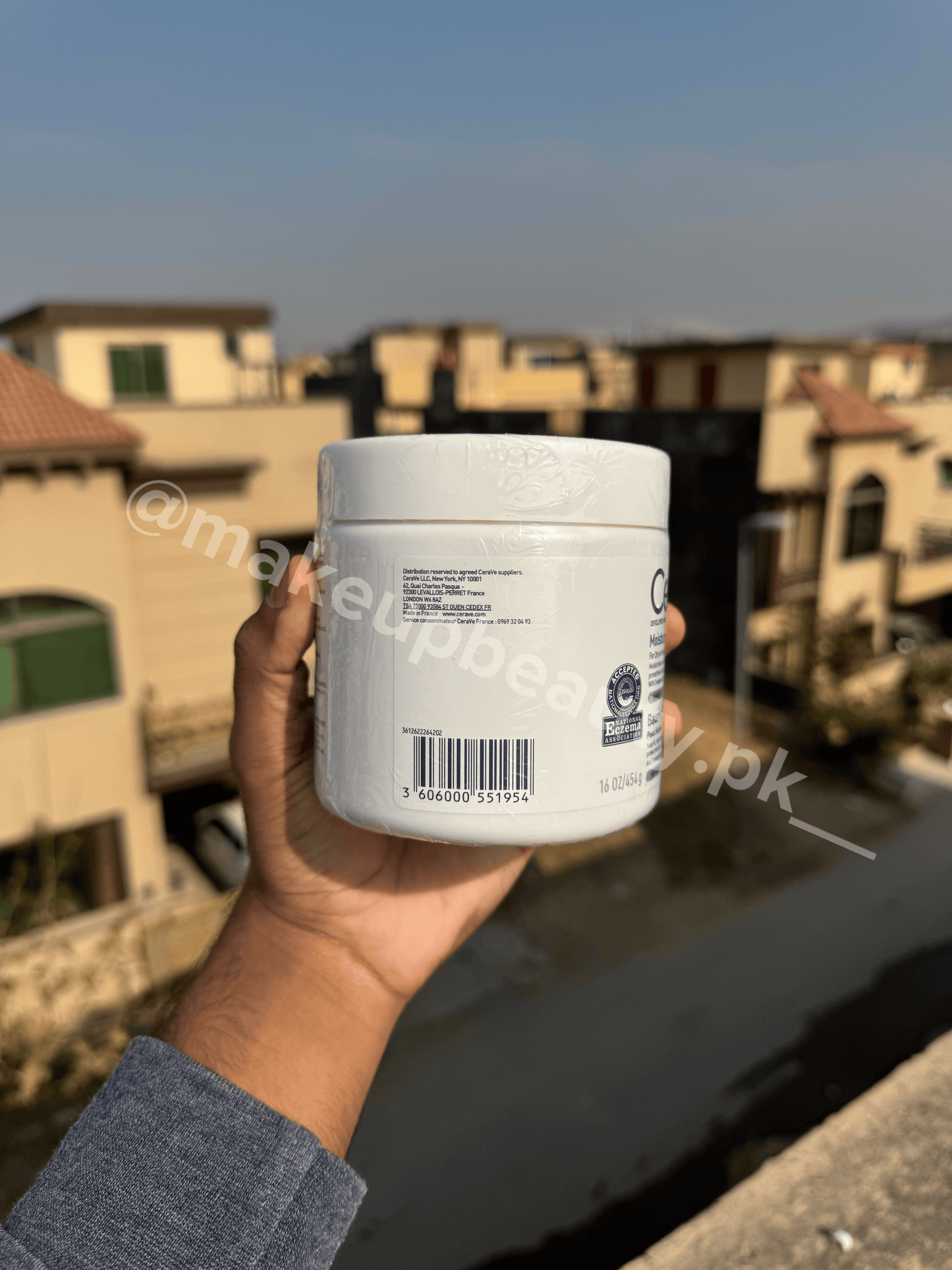 Cera ve Moisturising Cream jar Full size (454 Grams)