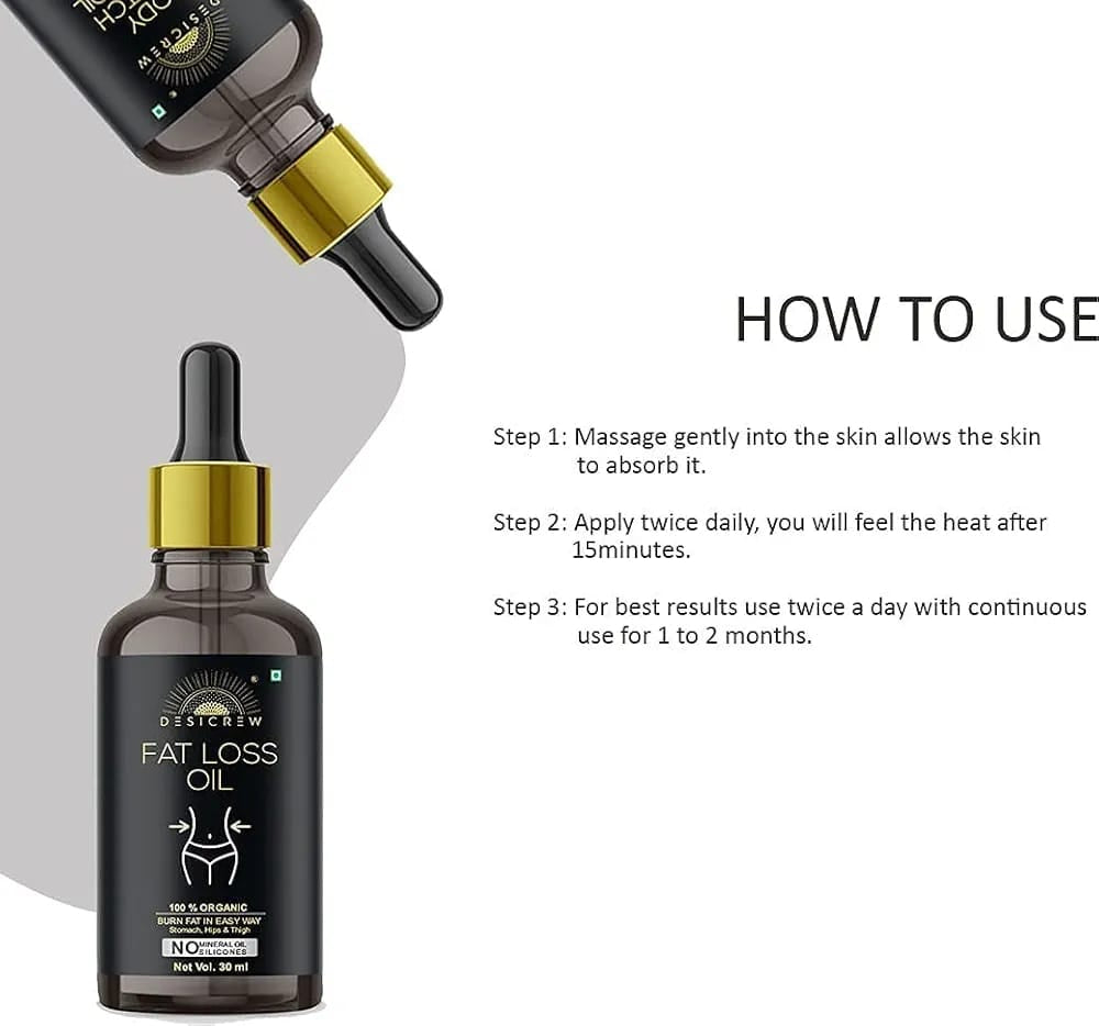 Slimming Fat Loss Oil - Essential Weight Loss Serum for Body Slimming