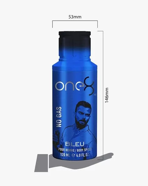 One8 By Virat Kohli Bleu Deodorant Body Spray For Men 120 Ml