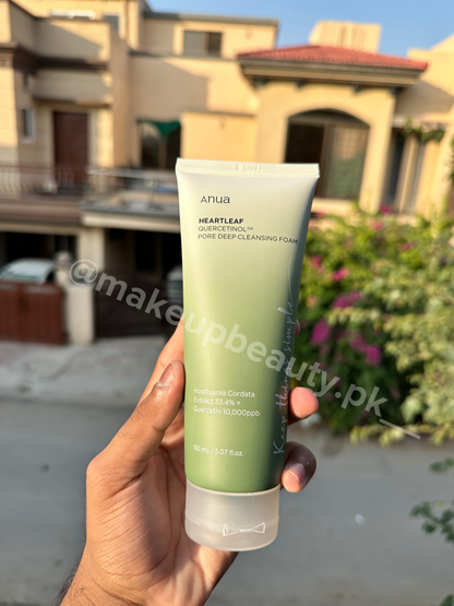 Anua Heartleaf Quercetinol Pore Deep Cleansing Foam 🌿✨