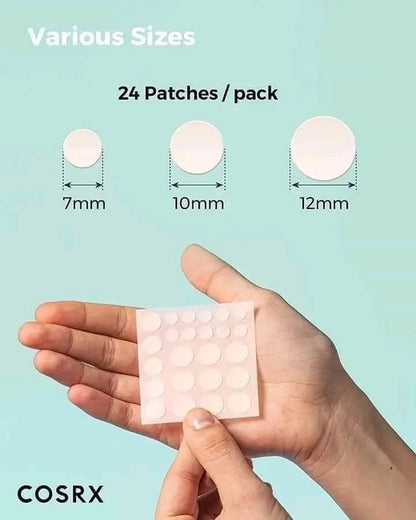Cosrx Acne + Pimple Master Patches Pack .(24 Patches in one Pack).