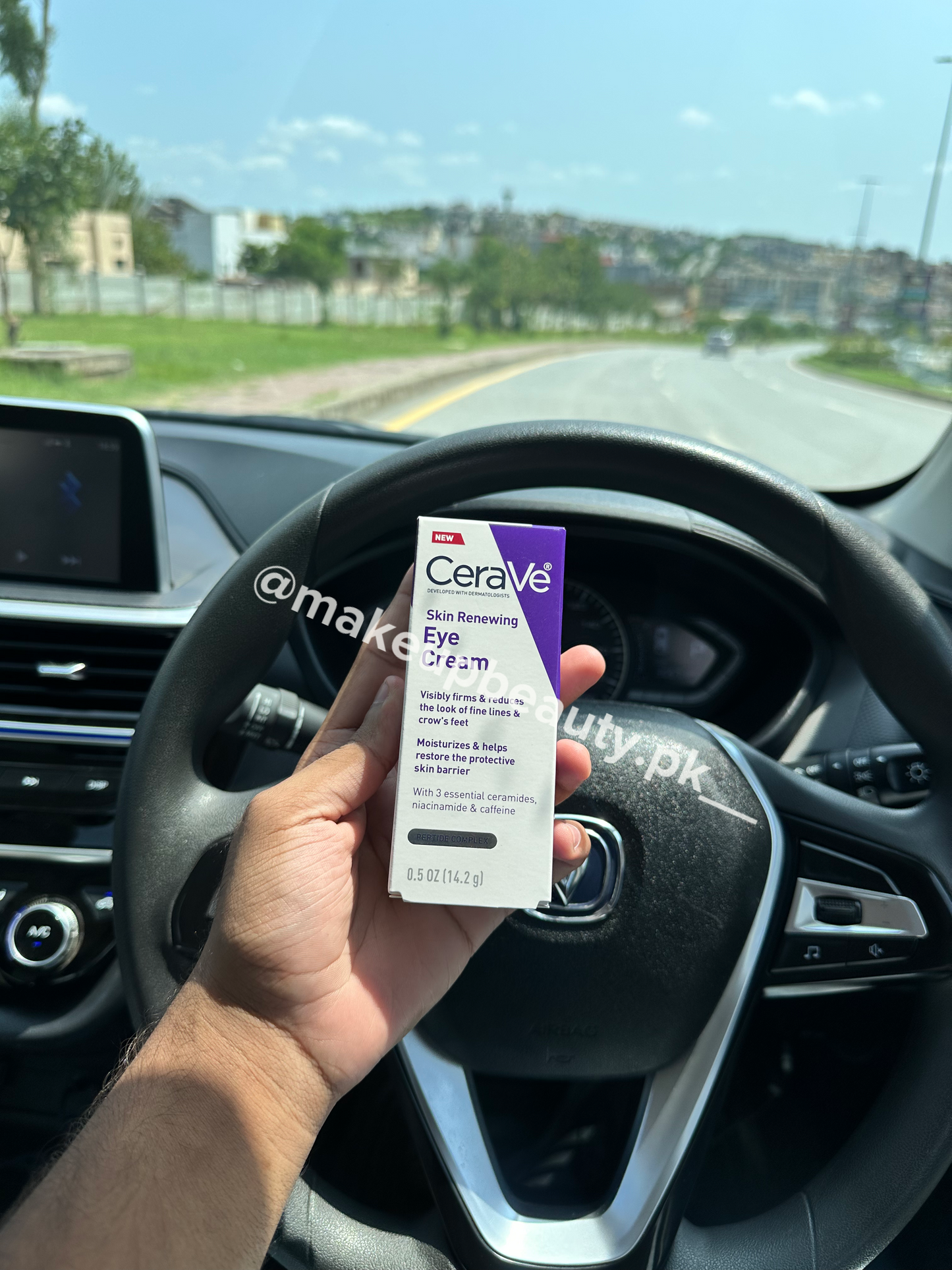 Cera Ve Skin Renewing Eye Cream.