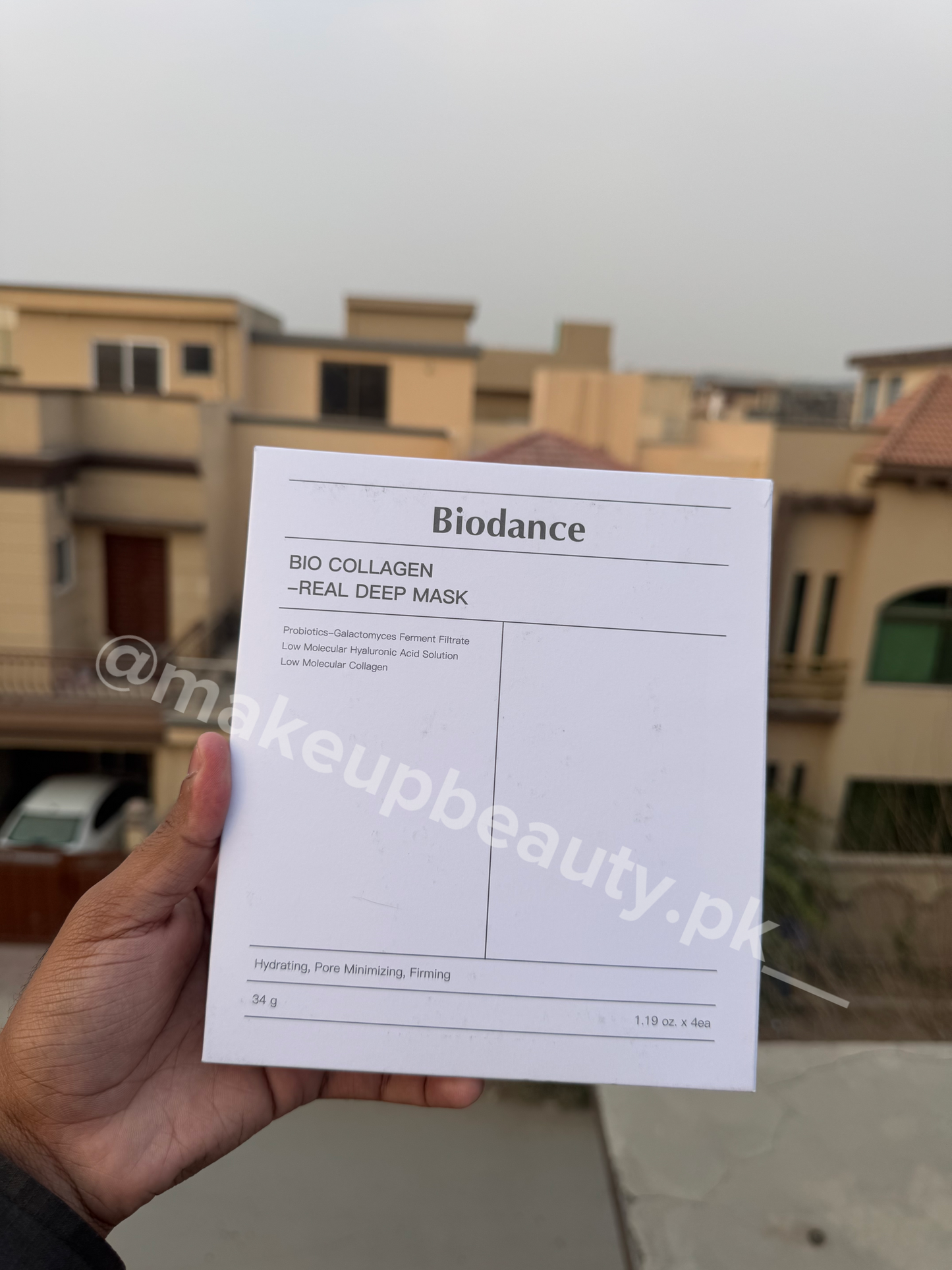 Biodance Bio Collagen Real Deep Masks Pack of 4 Masks 34 Grams each With Box