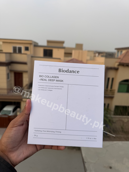 Biodance Bio Collagen Real Deep Masks Pack of 4 Masks 34 Grams each With Box