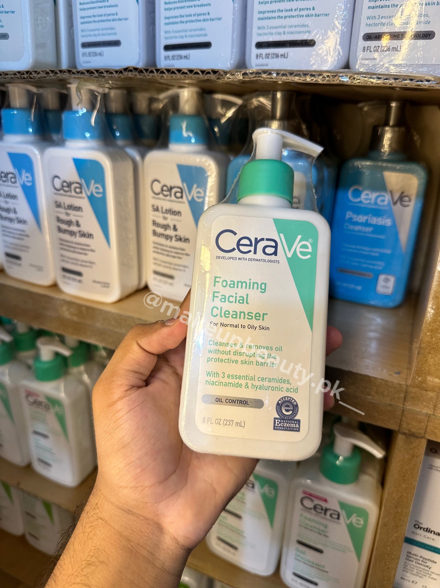 Cera ve Foaming Facial Cleanser 237 ML.