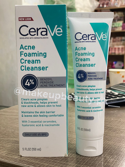Cera ve Acne Foaming Cream Cleanser 150 ml