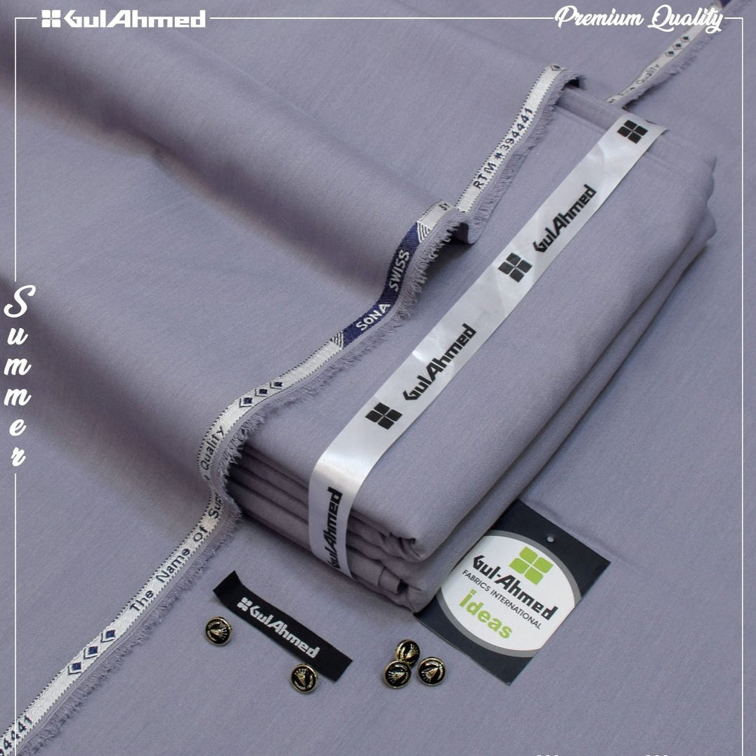 "Gul Ahmed" 4 Season Premium  Wash n Wear Suit for Men's - GA04