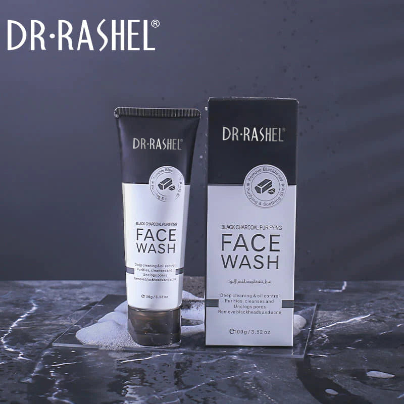 Dr. Rashel Black Charcoal Purifying Face Wash 100g