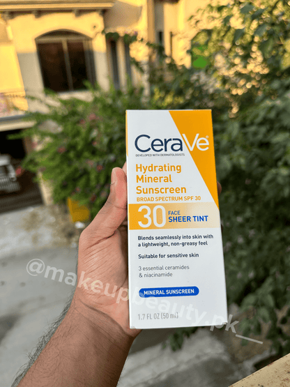 CeraVe Hydrating Mineral Ultra sheer Tinted Sunscreen spf 30 50 ML