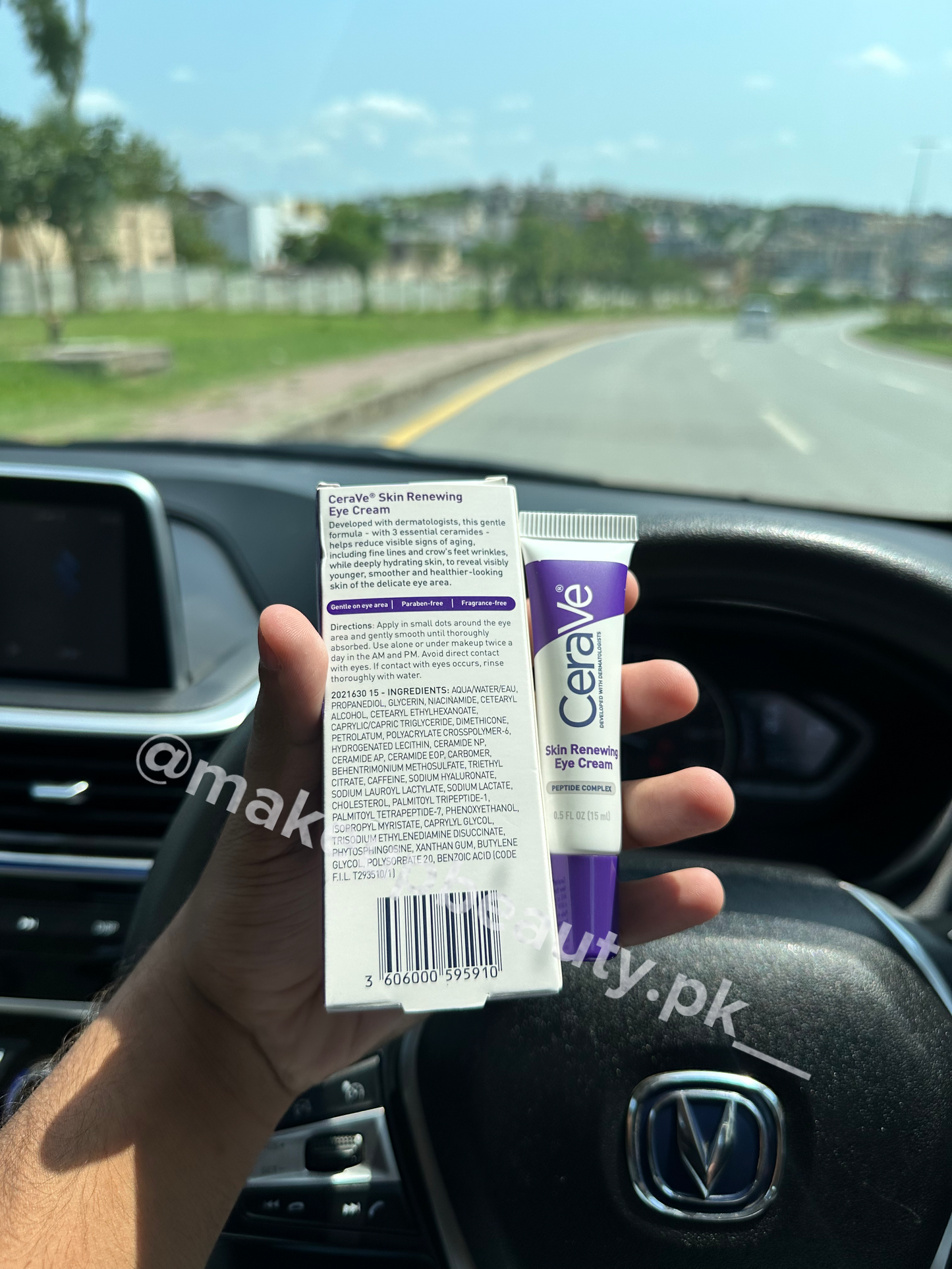 Cera Ve Skin Renewing Eye Cream.