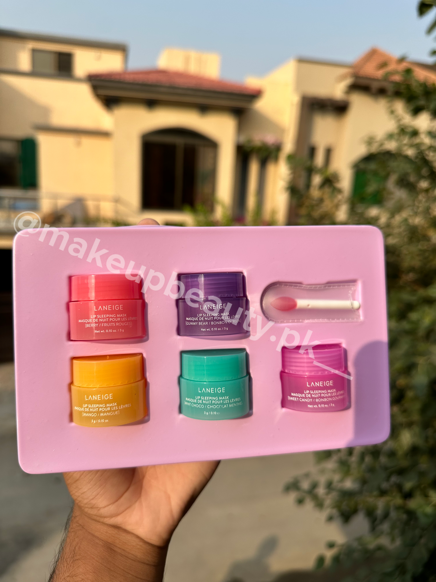 Laneige 5 in 1 Different lip sleeping masks with Premium Box Packaging and Spatula 😍✨.