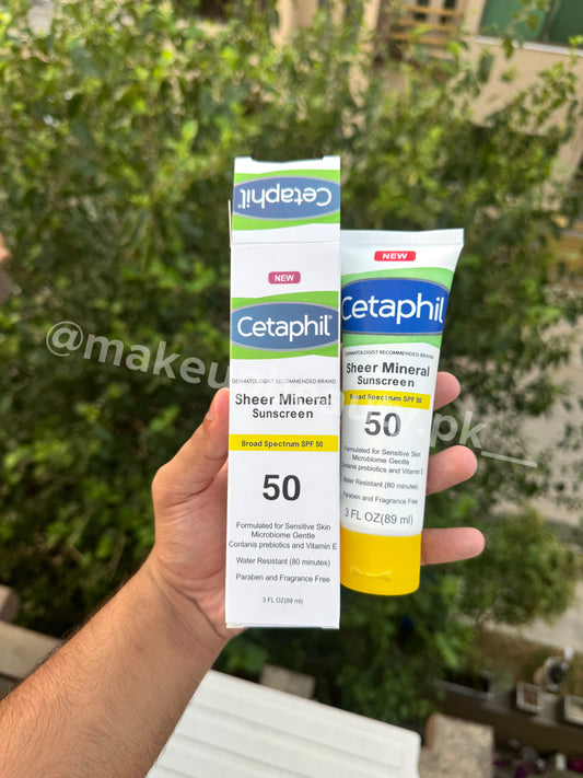 Cetaphil Sun SPF 50 Sheer Mineral Sunscreen 89 ML ☀️