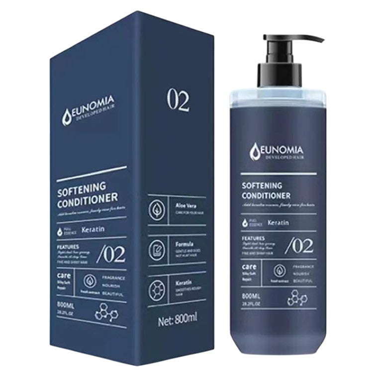 Eunomia Sulfate Free Keratin Essence Softening Silky Soft Repair Conditioner 800ml (XL)