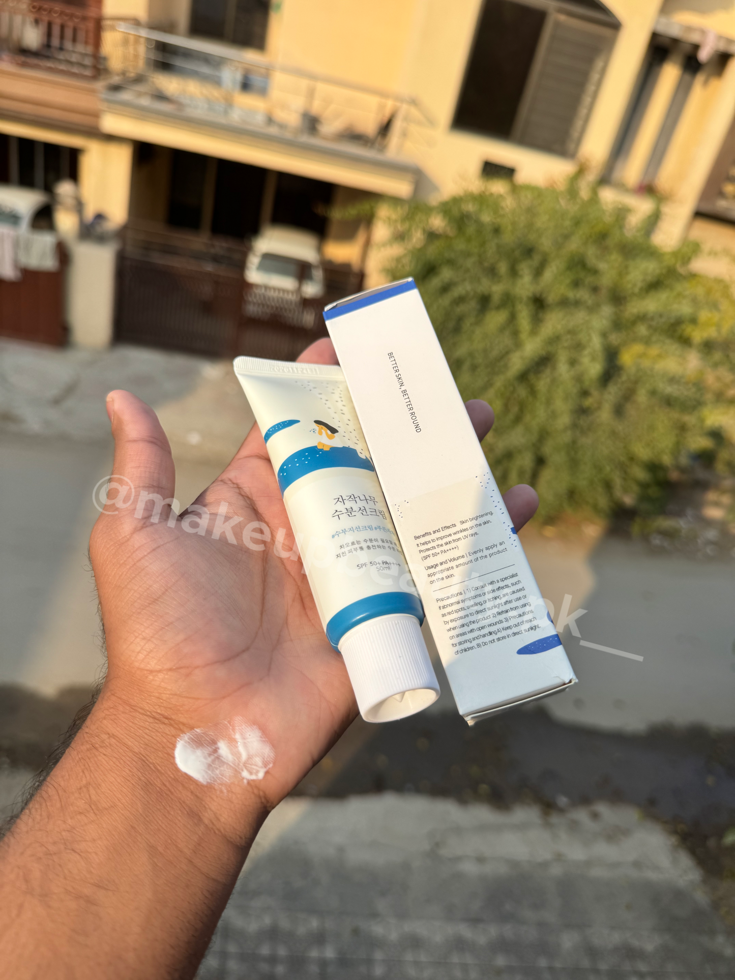 Round Lab Birch Juice Moisturizing Sunscreen SPF 50+ PA++++ (50ml) 🌿