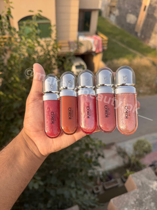 Kiko Milano 3D Hydra LipGloss 6.5 ML each.