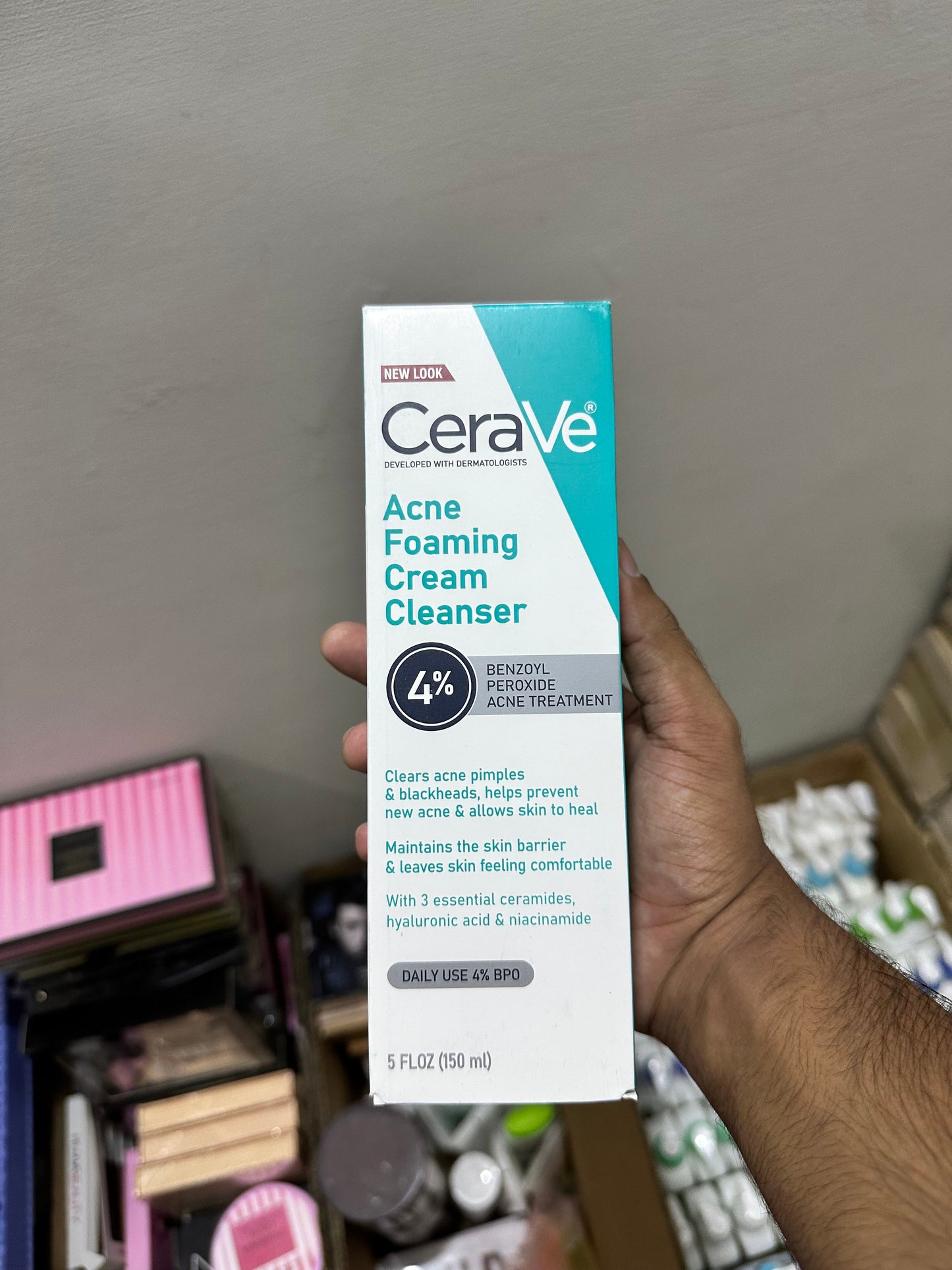 Cera ve Acne Foaming Cream Cleanser 150 ml
