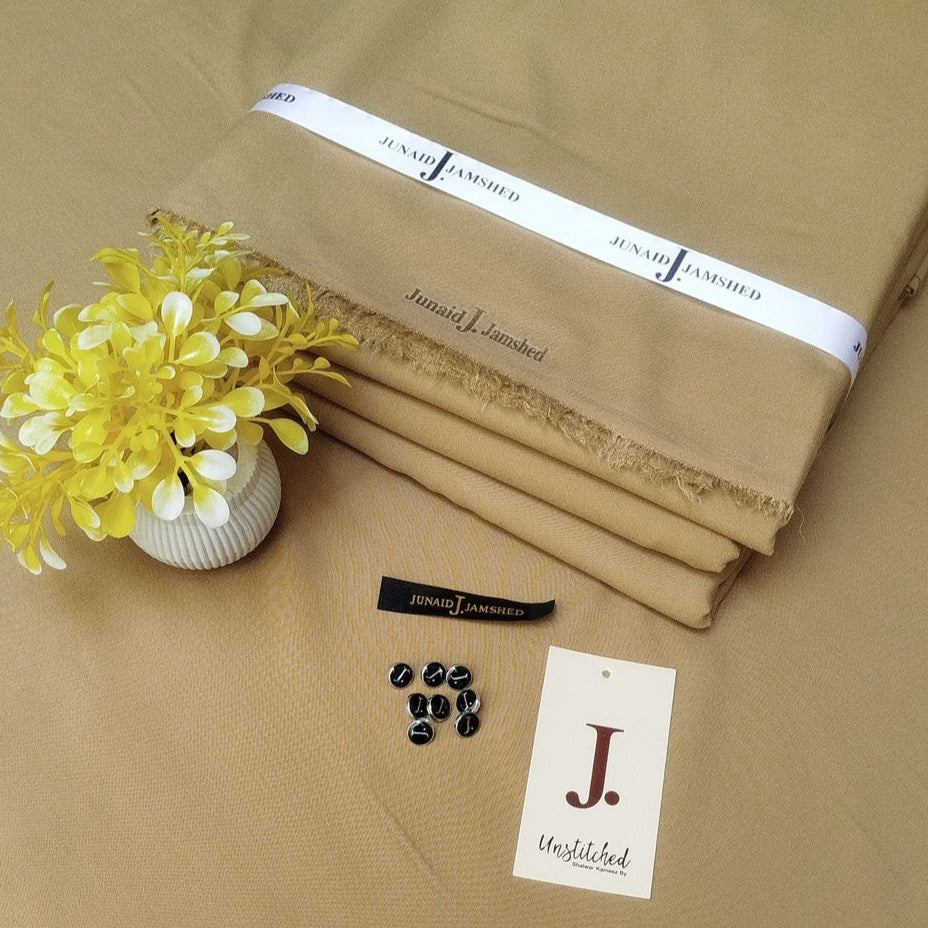 J. Unstitched Wash n Wear Suit for Men's-J30