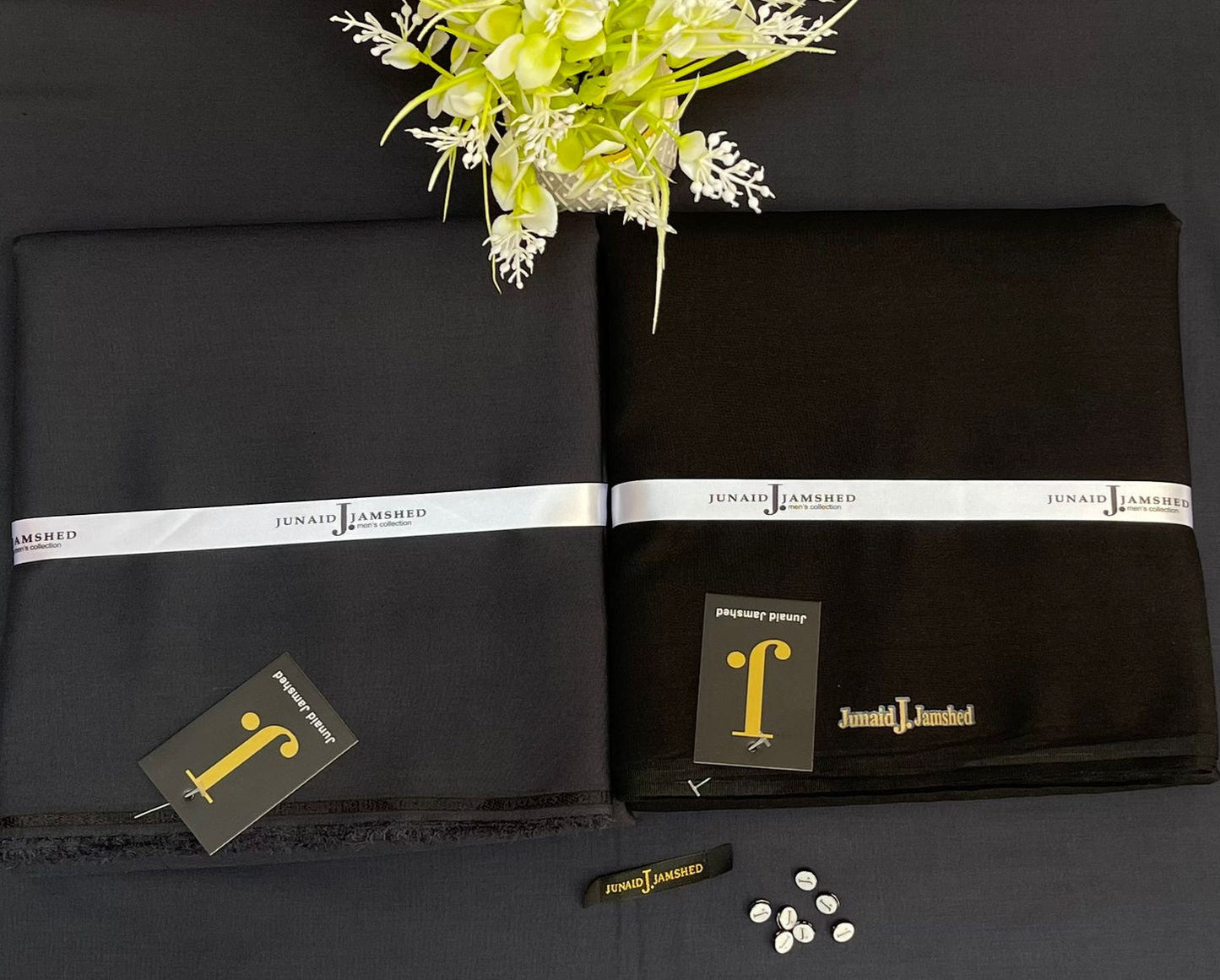 J. Unstitched Wash n Wear Suit for Men's-J34