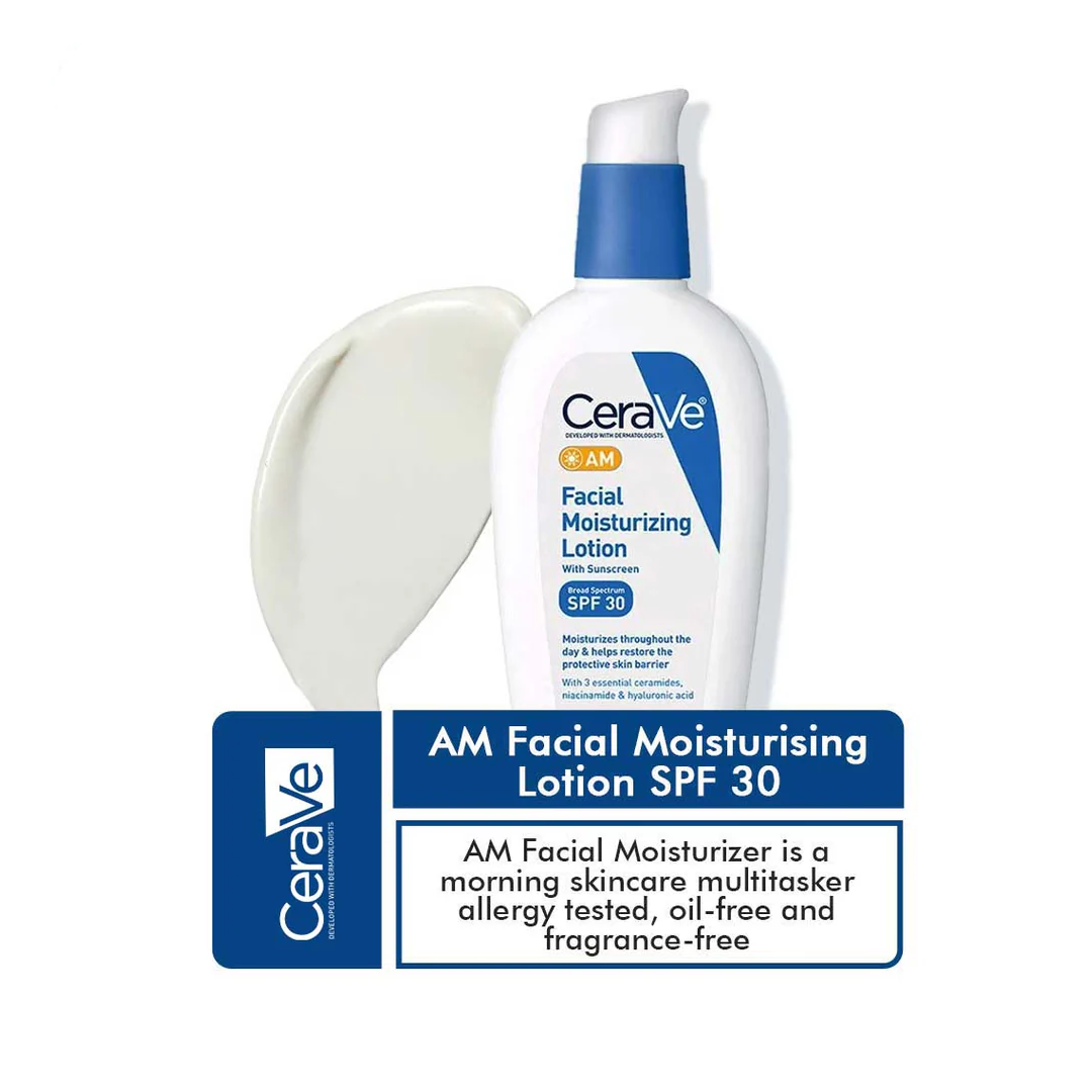 Cerave AM & PM Facial Mositurizing Lotion (Pack of 2)