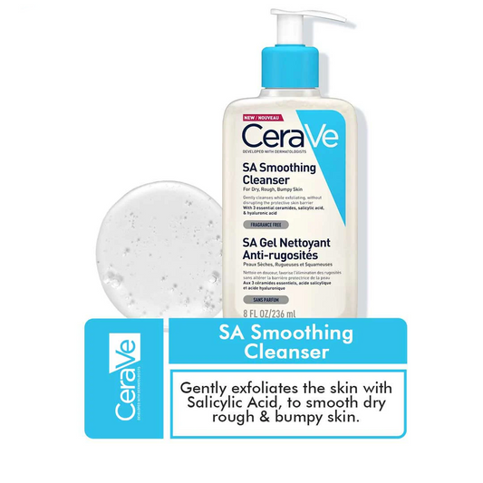 Cerave SA Smoothing Cleanser For Dry, Rough & Bumpy Skin