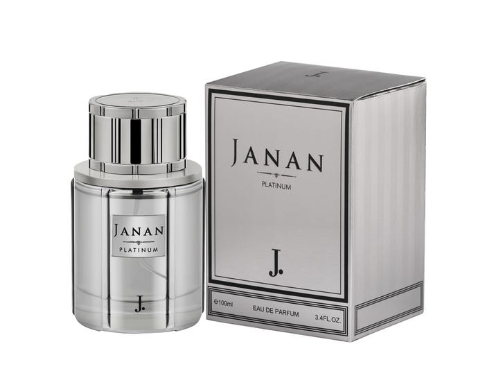 J. Janan Platinum Perfume For Men - 100ml