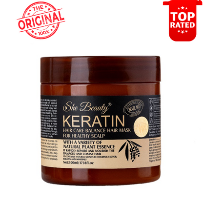 Keratin Hair Mask , Hair Treatment For Healthy Scalp 500 Ml (Original Imported)