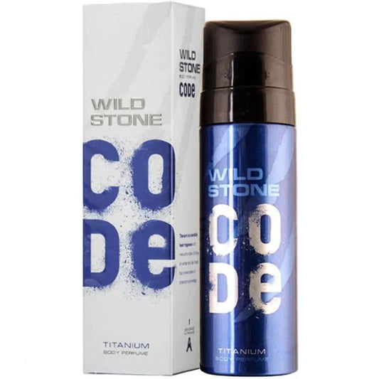 Wild Stone Code Titanium Perfume Body Spray For Men - 120 Ml