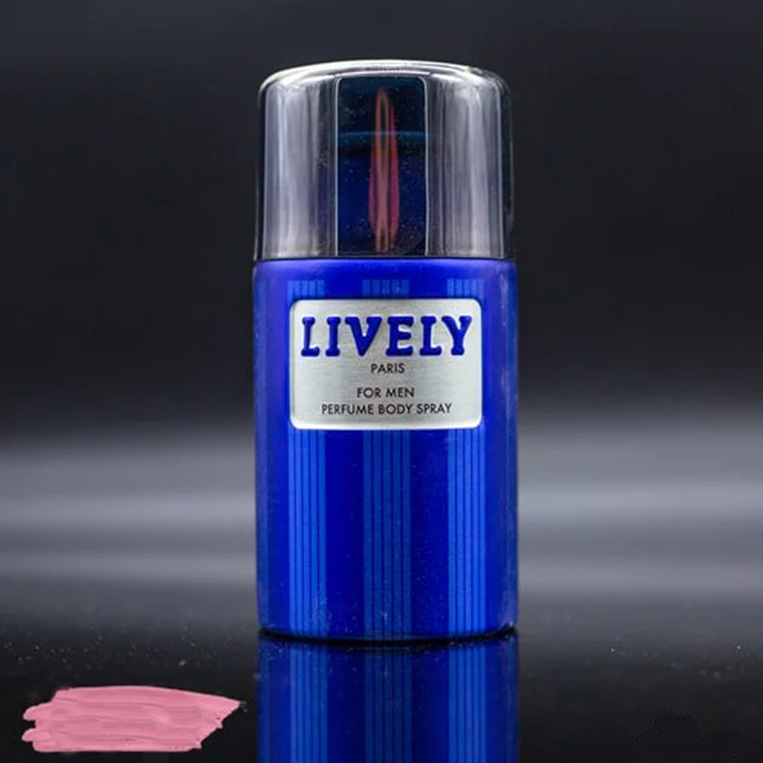 Lively By Reyane Tradition Paris Perfume Deodorant For Men Body Spray 250 ML