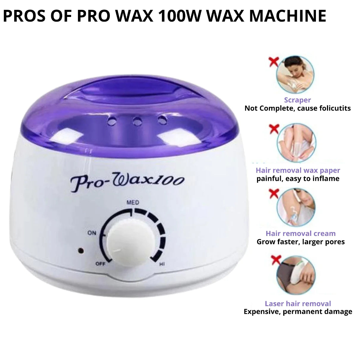 Original Hot Wax Heater Of Best High-Quality Guaranteed Warmer Machine Pro Wax 100 Wax Machine For Hair Removal