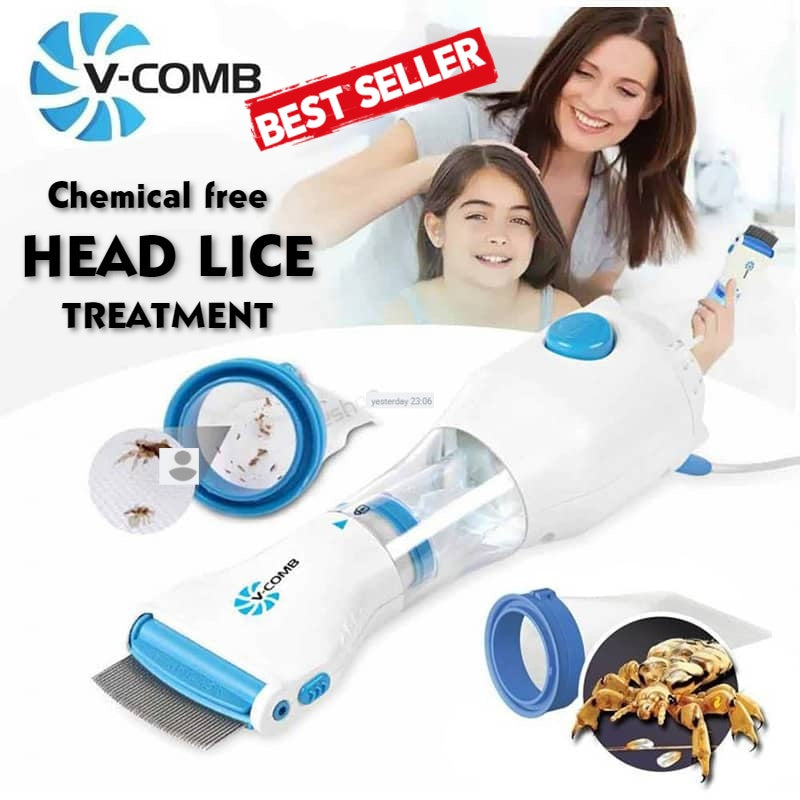 Anti Lice Removal Machine By V-Comb Anti Fleas Treatment Tool